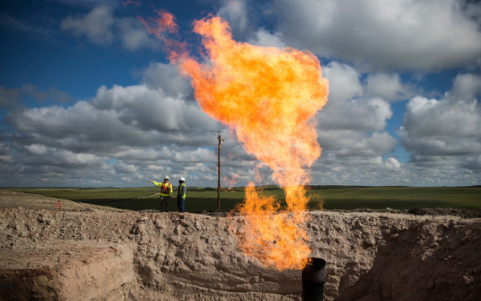 Frackings fremtid er i tvil som prisen på oljepumpe