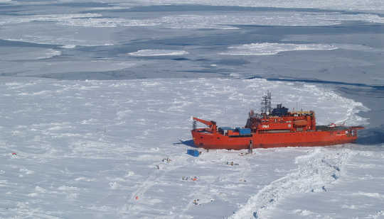 Merekam Tinggi Untuk Merekam Rendah: Apa Yang Di Bumi Terjadi Ke Ais Laut Antartika?