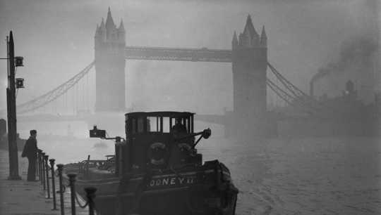 لندن الضباب الدخاني الكبير يقدم أدلة على سبب الربو