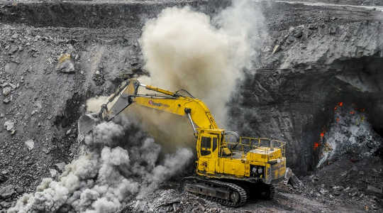 Steenkoolmynbou in Indië, die wêreld se tweede grootste verbruiker van die brandstof. Image: TripodStories-AB via Wikimedia Commons