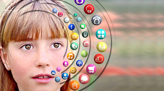 So lange Social Media: Kinder entscheiden sich aus dem Online-öffentlichen Platz