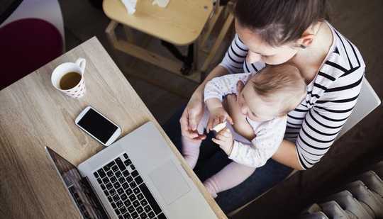 Data visar hur amerikanska mödrar balanserar arbete och familj