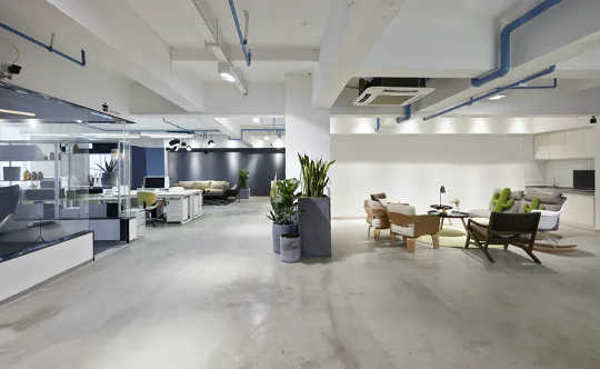Workplaces tend to be designed with a more ‘masculine’ aesthetic.