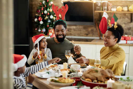 Les rituels et traditions partagés sont importants. (Noël sera différent cette année mais il est important de célébrer ensemble même en ligne)