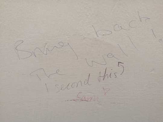 Graffiti no banheiro: segredos, apoio e solidariedade no banheiro feminino