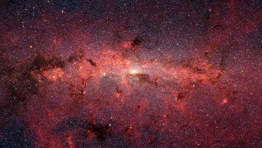 ستاره ها در مرکز کهکشانی