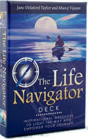 arte da capa: The Life Navigator Deck, de Jane Delaford Taylor e Manoj Vijayan.