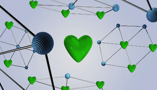 לבבות ומולקולות מחוברים
