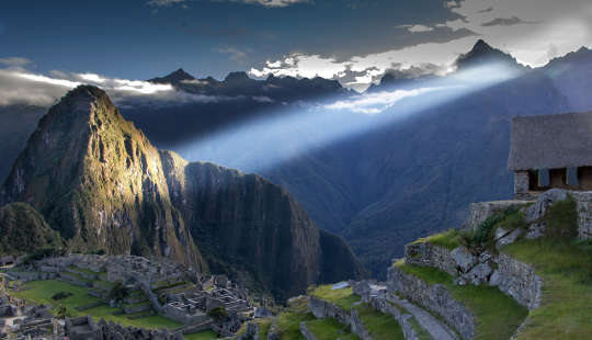 udsigt over Machu Picchu, Pero