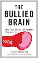 kulit buku The Bullied Brain oleh Dr Jennifer Fraser.