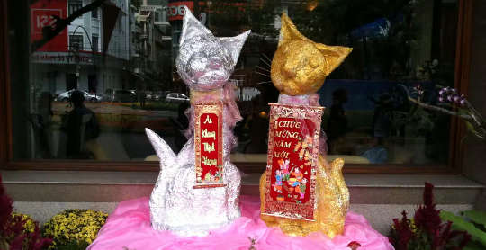 2011 年猫年，越南胡志明市。