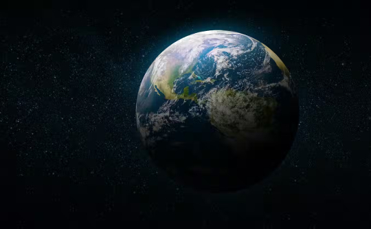 uma foto do planeta Terra vista do espaço
