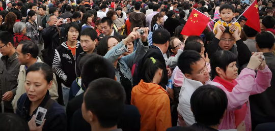ประเทศจีน ประชากรลดลง 1 21