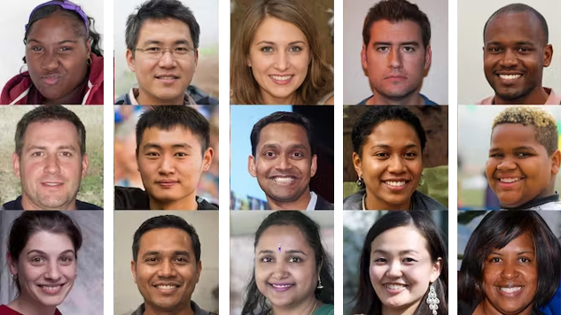 Les visages générés par l'IA ressemblent aux vrais