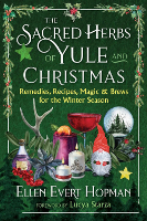 kulit buku The Sacred Herbs of Yule and Christmas oleh Ellen Evert Hopman