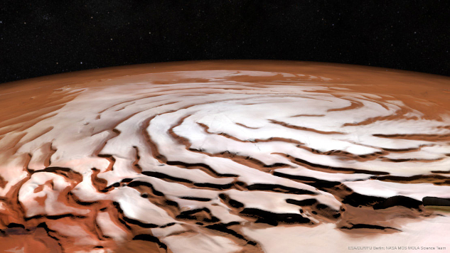 Spirala Polul Nord al lui Marte