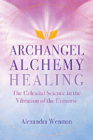 Boekomslag van Aartsengel Alchemie Healing door Alexandra Wenman.