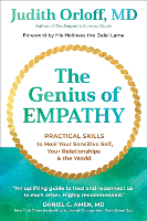 book cover: The Genius of Empathy by Judith Orloff, MD.