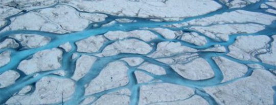 وسیع پیمانے پر گرین لینڈ پگھلنے والی چیزوں کی نشانی