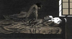 Параліч сну. Мій сон, мій поганий сон, 1915. Фріц Швімбек / wikimedia