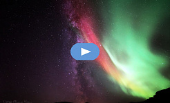 aurora boreal en Noruega, 1 de octubre de 2022