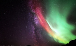 aurora borealis in Noorweë, 1 Oktober 2022