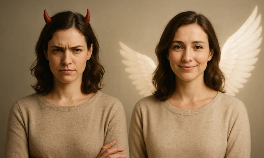 Your Angel Wings or Your Horns?