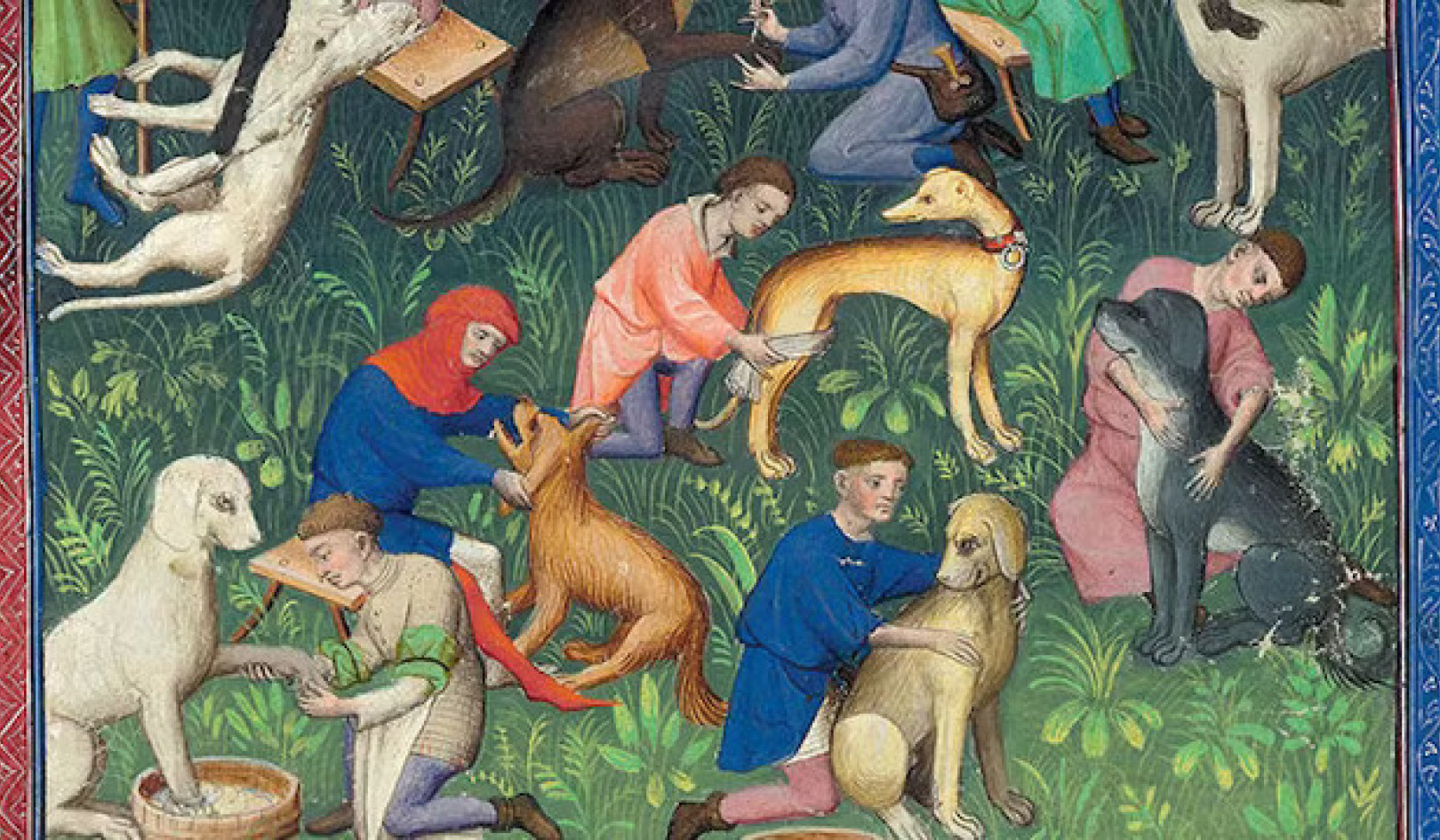 昔の犬: 中世の犬の飼い方を垣間見る