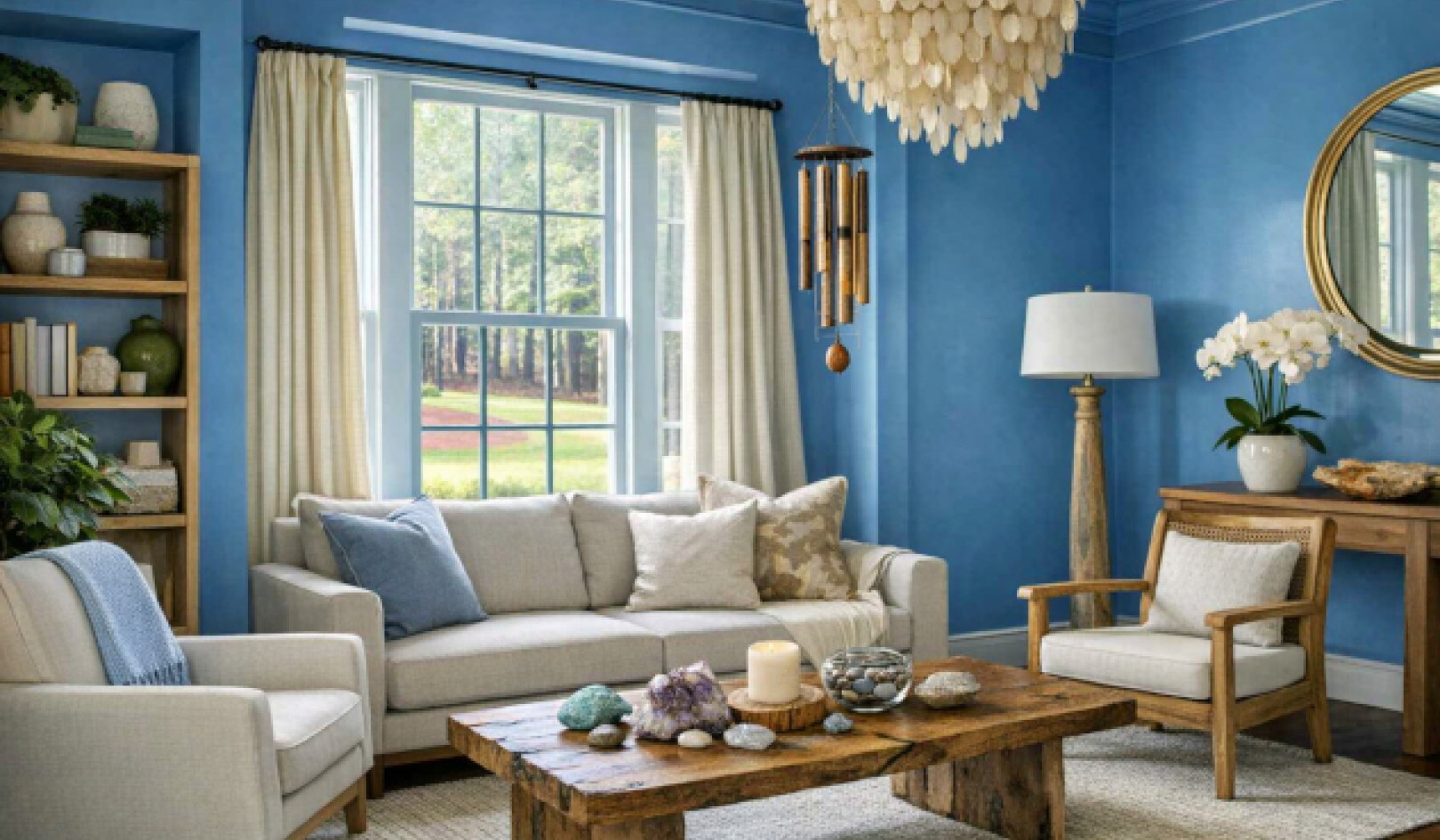 Het benutten van Chi met kleur en natuur in interieurontwerp.