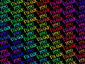 the words thank you written over and over in many different colors