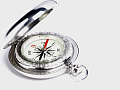 photo of a compass