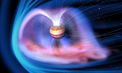 Auroras at ang Magnetosphere ng Jupiter