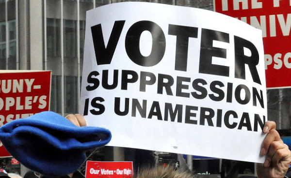 onderdrukking van kiezers is onAmerikaans 12 21