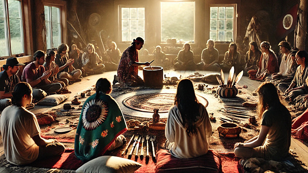 Indigenous healing ceremony