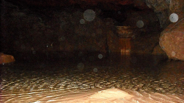 orbs photographed withing Clearwell Caves