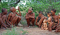 博茨瓦納的一群布斯曼人。