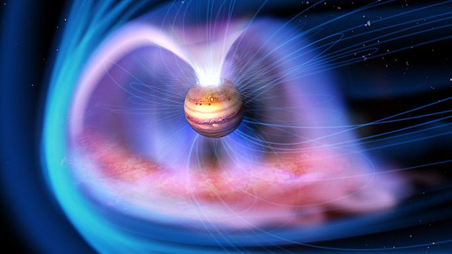 Les aurores et la magnétosphère de Jupiter