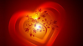 ışıkla dolu bir kalp