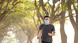 Varför joggare och cyklister ska bära masker