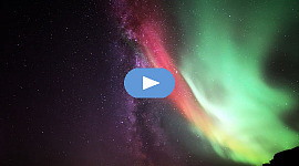 aurora borealis nchini Norwe, 1 Oktoba 2022