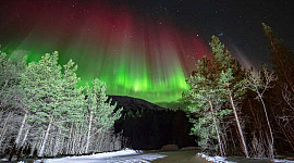 Norveç'te kutup ışıkları
