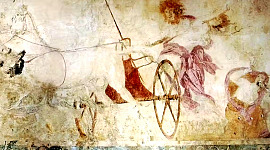 oude muurschildering